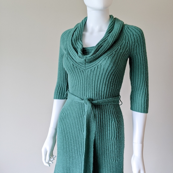 Bebe Sweater Dress with Tie - Picture 3 of 6